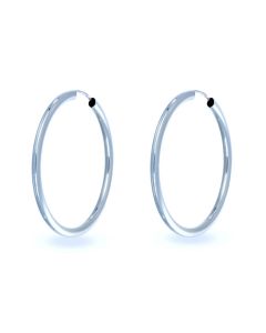 orecchini con gancio a scomparsa diam.17mm. canna 1mm.